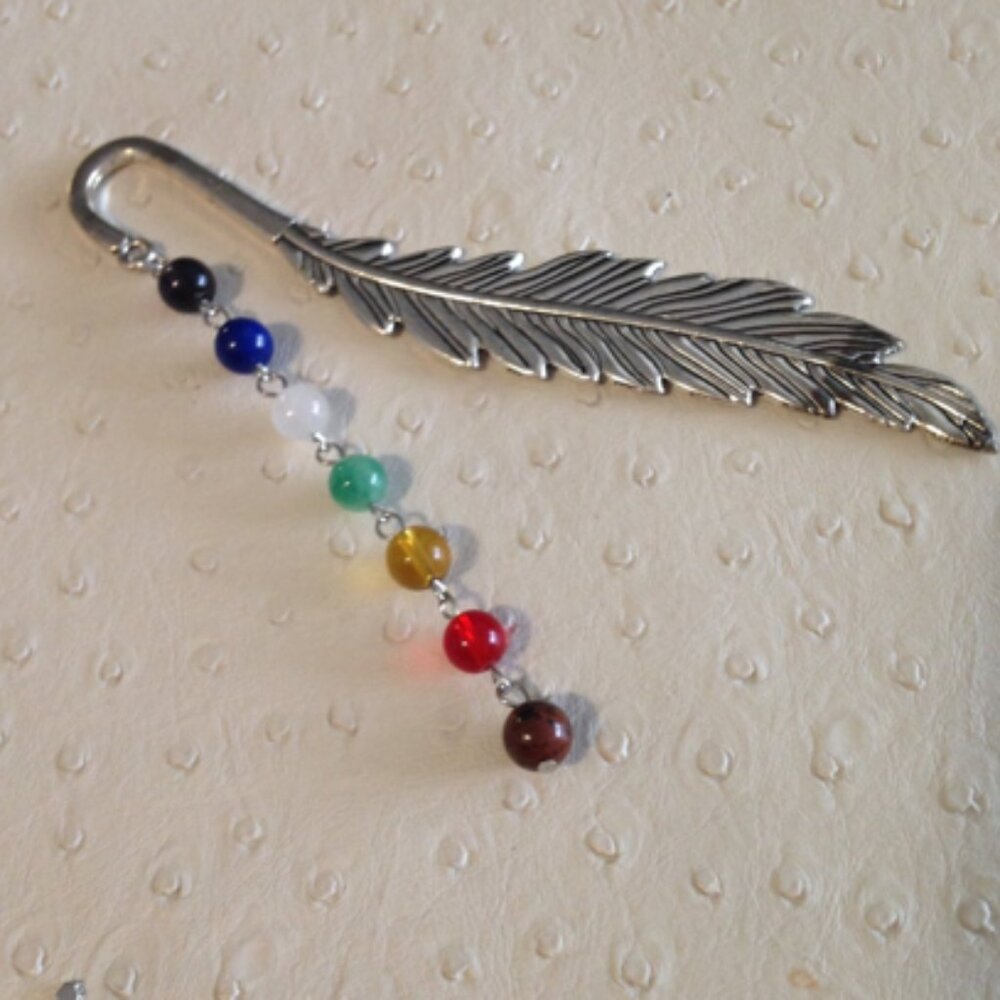 NEW Chakra bead bookmark